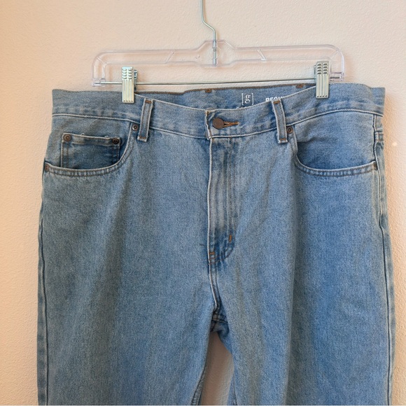 George Men's Light Blue Jeans, 36x34 - Picture 2 of 7